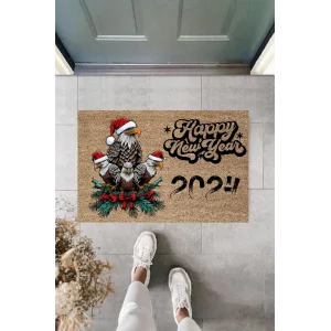 Kapı Önü Paspası Yeni Yıl Konsepti Dijital Baskı PY-175111226