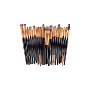 Karışık Renk 20li Profesyonel Yumuşak Makyaj Fırça Seti