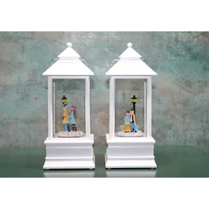 Kış Masalı Tasarımı Işıklı Müzikli Kar Küresi Alk3408