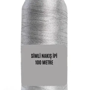 Nakış Simi 100 Metre Gümüş