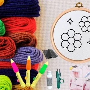 Punch Seti Nakış Seti Kasnaklı Kendin Yap Seti Seri 50