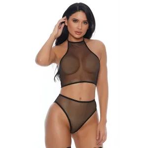 Siyah Transparan Fantazi Takım Tm1123