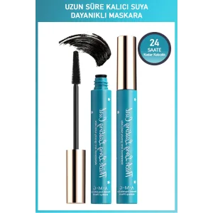 Suya Dayanıklı Kıvırıcı Maskara – Uzun Süre Kalıcı Siyah 10g