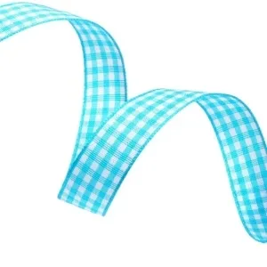 Tafta Ekoseli Kurdele 25 Mm Mint 10 Metre