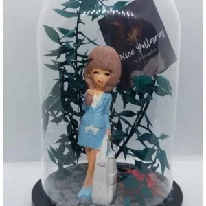 Teraryum Fanus Doğum Günün Kutlu Olsun Yazılı Çantalı Kadın Temalı