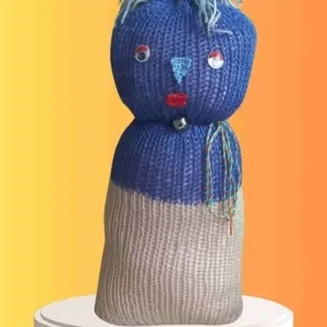 Tıkırık Örgü Yastık Uyku Ve Oyun Arkadaşı Poncik - 35 Cm