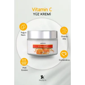 Vitamin C Yüz Kremi 50 G – Nemlendirici Ve Onarıcı