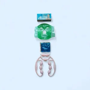 Yüz Maskesi Cilt Bakım Seti – Maske, Buz Küresi, Termo Jel Ve Selülit Masaj Aleti