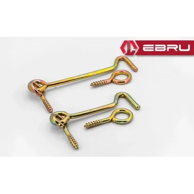 , Kapı Pencere Halkalı Çengel, Kanca Kilit 140 - 5 Adet