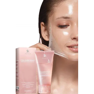 2 Adet Soyulabilir Kolajen Jel Yüz Maskesi – Cam Gibi Parlak Ve Canlı Cilt İçin Kore Cilt Bakımı