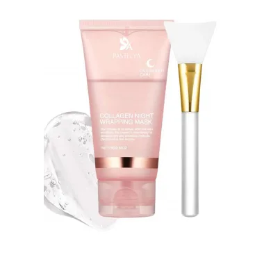 2 Adet Soyulabilir Kolajen Jel Yüz Maskesi – Cam Gibi Parlak Ve Canlı Cilt İçin Kore Cilt Bakımı