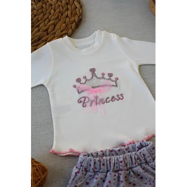 3-6 6-9 9-12 Ay Full Star Nakışlı Şapkalı Uzun Kollu Sweat 3lü Erkek Bebek Takımı