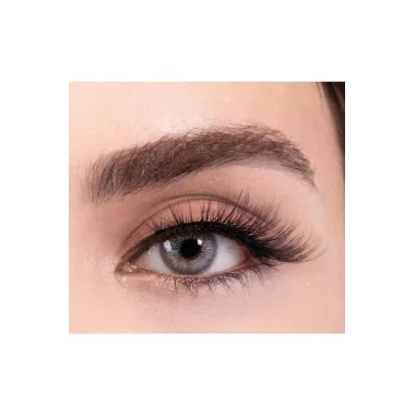 3 Çift Doğal İpek Takma Kirpik & Kirpik Takma Aparatı 3d-56 Set