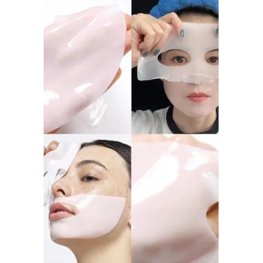 4 Adet Bio Kolajen Şeffaflaşan – Nemlendirici, Canlandırıcı, Gözenek Sıkılaştırıcı Kore Cilt Maskesi