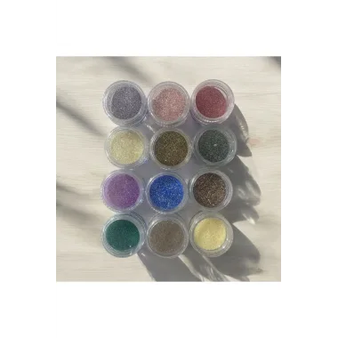 40’lı Glitter Sim Far Seti – Yüz Ve Vücut İçin Parıltılı 40 Renkli Sim Göz Farı