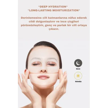 5 Adet Şeffaflaşan Maske – Doğal Kolajen İçerikli Kore Cilt Maskesi