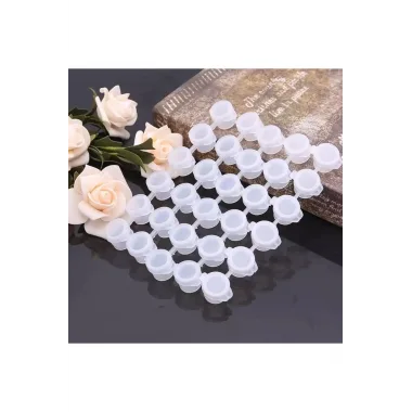 5 Takım 6’lı 3 Ml Boş Boya Kabı – Boya Saklama Ve Karıştırma Kutusu