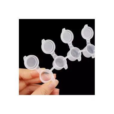 5 Takım 6’lı 3 Ml Boş Boya Kabı – Boya Saklama Ve Karıştırma Kutusu