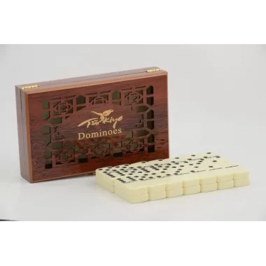 Ahşap Kutulu Melamin Domino Alk2268