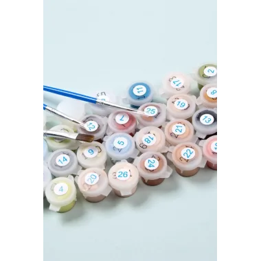 Akrilik Boya Seti 60 Renk + 6’lı Fırça Seti – (5 Ml X 60 Renk)