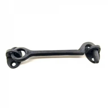 Antika Tarz Dekoratif Pirinç Çengeli - 13cm, Oksit