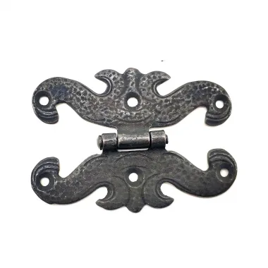 Antika Tarz Dekoratif Pirinç Kelebek Menteşe - 63x45 Mm, Oksit