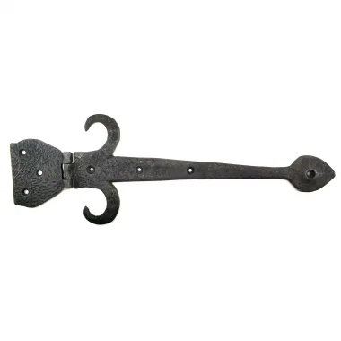 Antika Tarz Dekoratif Pirinç Kuyruklu Çanak Menteşe - 137x390 Mm, Oksit