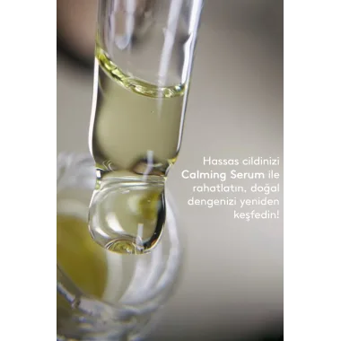 Calming Yüz Serumu – Yeşil Çay & Panthenol İçerikli Yatıştırıcı Bakım