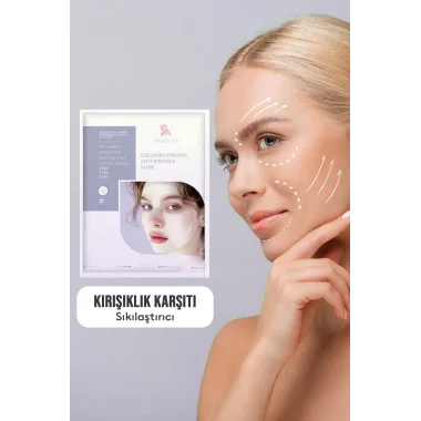 Çene Gıdı Kolajen Lifting Sıkılaştırıcı Kırışıklık Karşıtı Maske