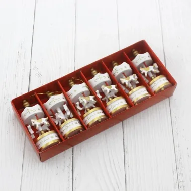 Dekoratif 6&039lı Beyaz Mini Atlı Karınca