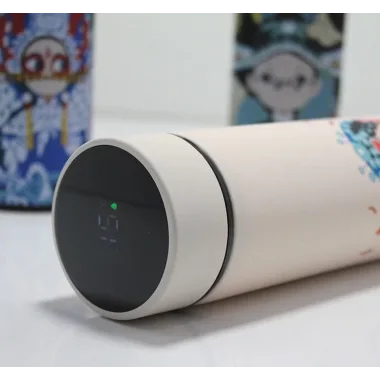 Dijital Göstergeli Paslanmaz Çelik Termos Alk247