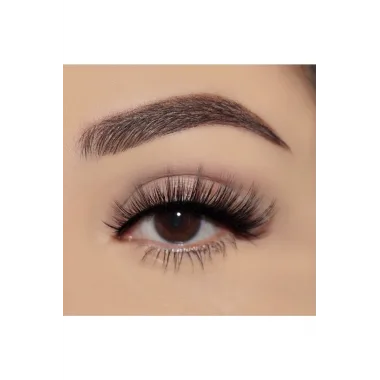 Doğal İpek Takma Kirpik 3 Çift + Kirpik Takma Aparatı 3d-32