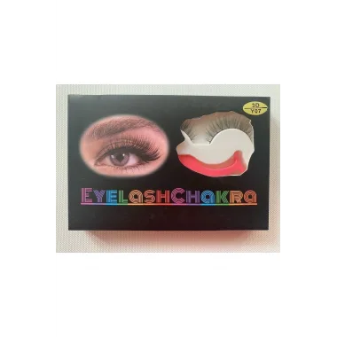 Doğal İpek Takma Kirpik 3 Çift + Kirpik Takma Aparatı 3d-y07q