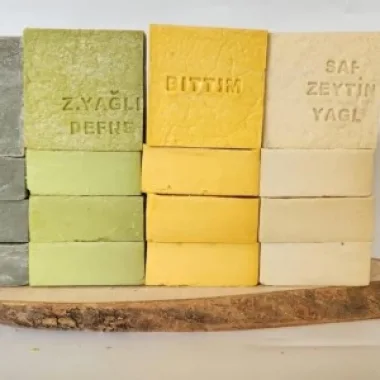 Doğal Üretim Sabunu Karışık (argan-defne-bıttım-saf Zeytinyağlı)16lı Set
