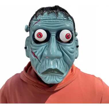 Frankenstein Temalı Sallanan Oynar Gözlü Maske