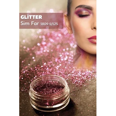 Glitter Sim Far – Yüz Ve Vücut İçin Parıltılı Sim Göz Farı 5302-1/125