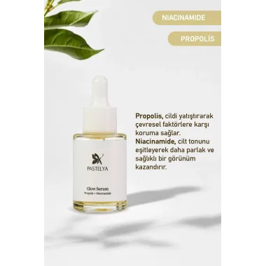 Glow Aydınlatıcı Yüz Serumu – Propolis Ve Niacinamide İçerikli