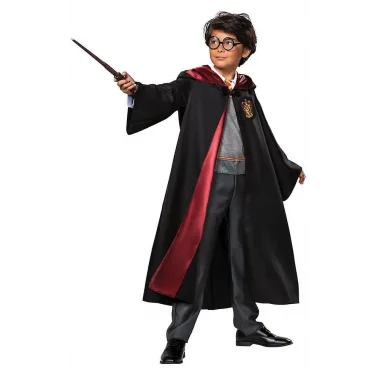 Harry Potter Gryffindor Cübbe Çocuk Boy - Harry Potter Kostümü 9-10 Yaş