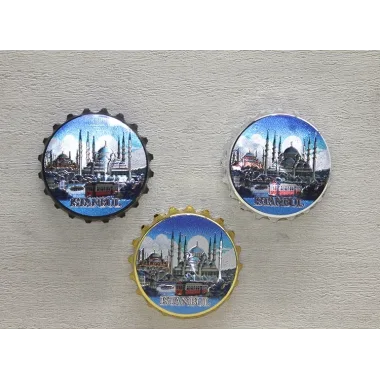 İstanbul Temalı Metal Magnet Alk4339