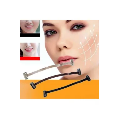 Kahverengi Yüz Germe Bandı – Tokalı Cilt Toparlayıcı Bant (1 Adet)