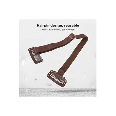 Kahverengi Yüz Germe Bandı – Tokalı Cilt Toparlayıcı Bant (1 Adet)