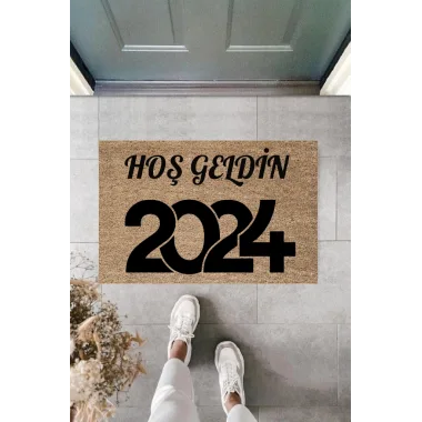 Kapı Önü Paspası Yeni Yıl Konsepti Dijital Baskı PY-175111103