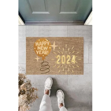 Kapı Önü Paspası Yeni Yıl Konsepti Dijital Baskı PY-175111104