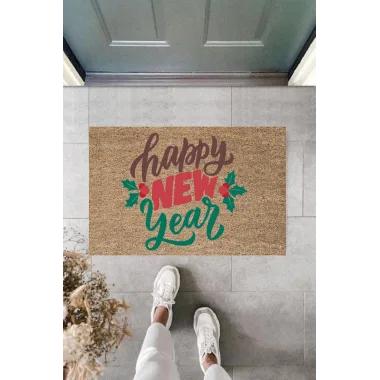 Kapı Önü Paspası Yeni Yıl Konsepti Dijital Baskı PY-175111105