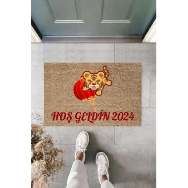 Kapı Önü Paspası Yeni Yıl Konsepti Dijital Baskı PY-175111108