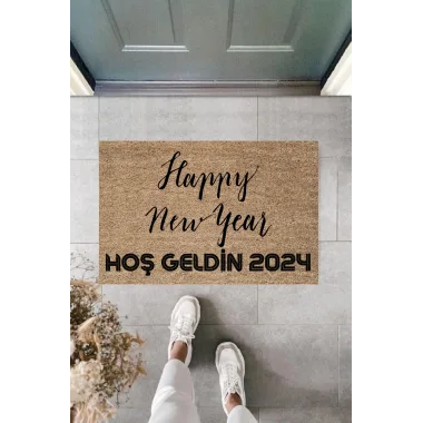 Kapı Önü Paspası Yeni Yıl Konsepti Dijital Baskı PY-175111110