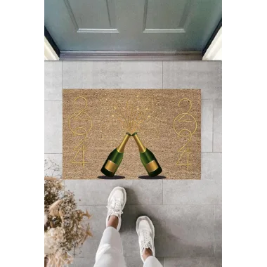 Kapı Önü Paspası Yeni Yıl Konsepti Dijital Baskı PY-175111112