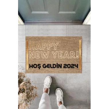 Kapı Önü Paspası Yeni Yıl Konsepti Dijital Baskı PY-175111118