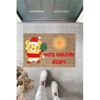 Kapı Önü Paspası Yeni Yıl Konsepti Dijital Baskı PY-175111122