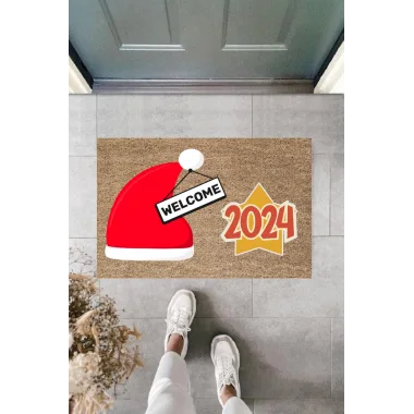 Kapı Önü Paspası Yeni Yıl Konsepti Dijital Baskı PY-175111124